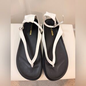 Fashion Nova Black and White Women's Sandals